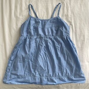 🖤BOGO 50% OFF🖤 Vintage Gap babydoll Empire Waist Cotton Pintstripe Summer Top